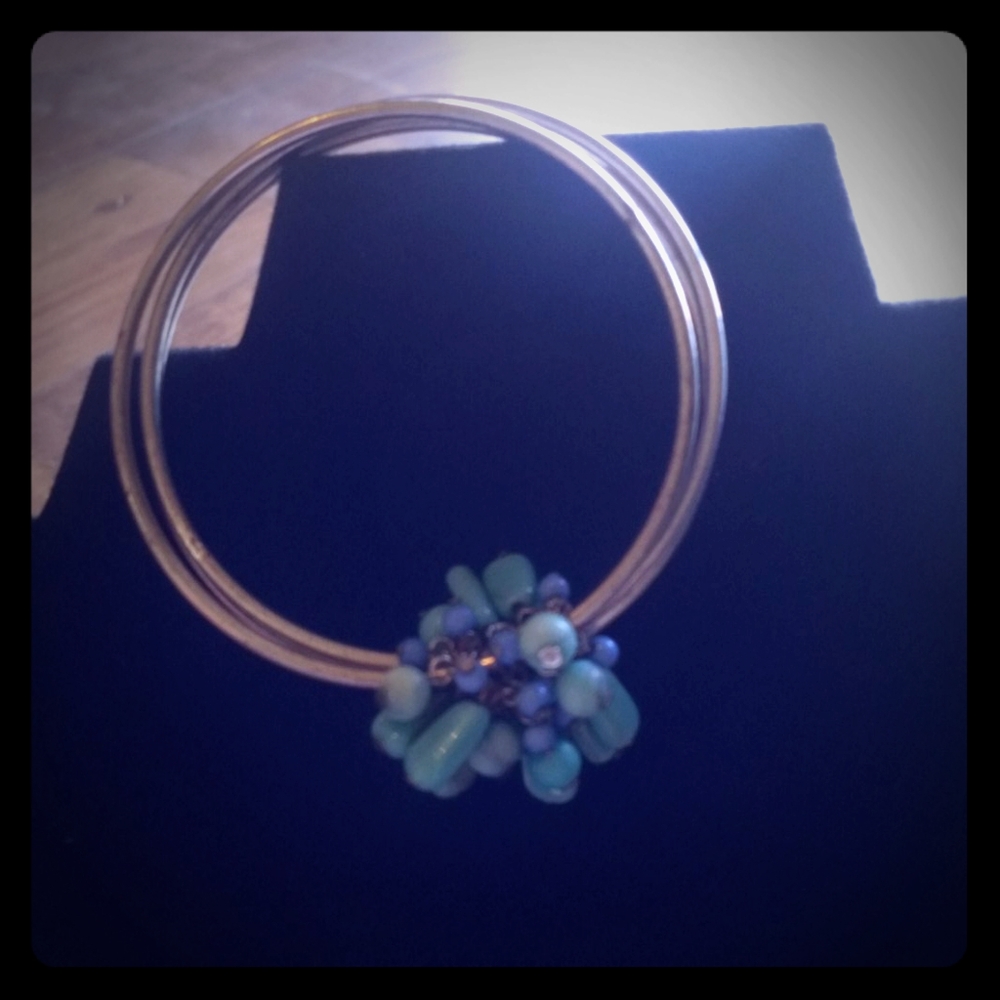 Turquoise beaded bracelet